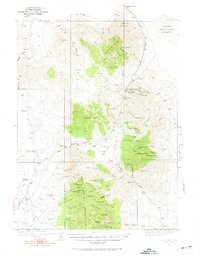 Gold Hill 1925 topographic map thumbnail