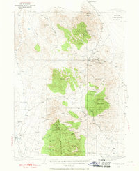 Gold Hill 1925 topographic map thumbnail