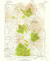 Gold Hill 1925 topographic map thumbnail