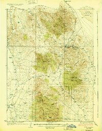 Gold Hill 1928 topographic map thumbnail