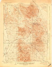 Gold Hill 1928 topographic map thumbnail