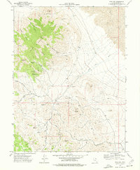 Gold Hill 1973 topographic map thumbnail