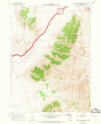 Golden Spike Monument 1967 topographic map thumbnail