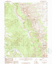 Golden Throne 1987 topographic map thumbnail
