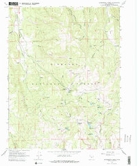 Gooseberry Creek 1966 topographic map thumbnail