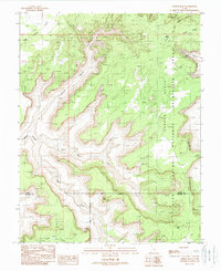 Gordon Flats 1988 topographic map thumbnail