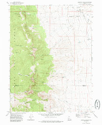 Goshute Canyon 1972 topographic map thumbnail