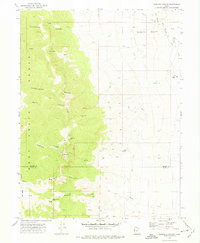 Goshute Canyon 1972 topographic map thumbnail