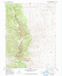 Goshute Canyon 1972 topographic map thumbnail