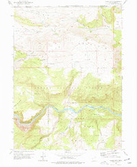 Goslin Mtn 1952 topographic map thumbnail