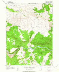Goslin Mtn 1952 topographic map thumbnail
