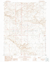 Goulding NW 1989 topographic map thumbnail