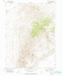 Graham Peak 1971 topographic map thumbnail