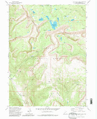 Grandaddy Lake 1972 topographic map thumbnail