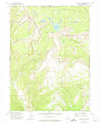 Grandaddy Lake 1972 topographic map thumbnail