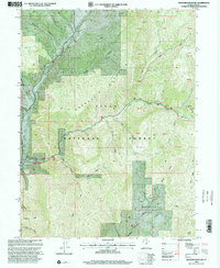 Granger Mountain 1998 topographic map thumbnail