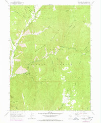 Granger Mtn 1967 topographic map thumbnail