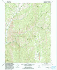 Granger Mtn 1994 topographic map thumbnail