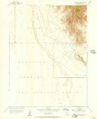 Granite Peak SE 1954 topographic map thumbnail