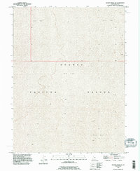 Granite Peak SW 1993 topographic map thumbnail