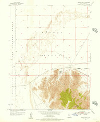 Granite Peak 1954 topographic map thumbnail