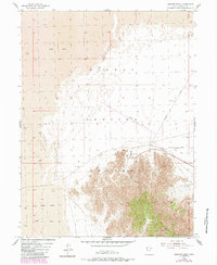 Granite Peak 1954 topographic map thumbnail