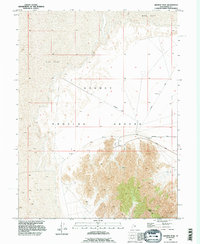 Granite Peak 1993 topographic map thumbnail