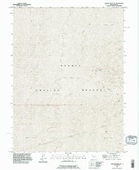 Granite Peak NW 1993 topographic map thumbnail