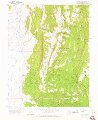Grass Lakes 1964 topographic map thumbnail