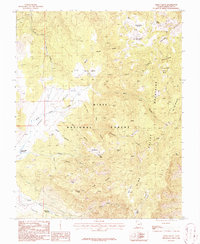 Grass Valley 1986 topographic map thumbnail