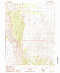 Grassy Cove 1989 topographic map thumbnail
