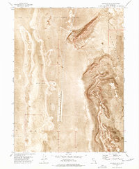 Grayback Hills 1973 topographic map thumbnail