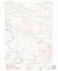Green River SE 1988 topographic map thumbnail