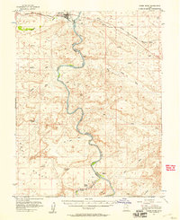 Green River 1954 topographic map preview