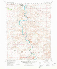 Green River 1954 topographic map preview