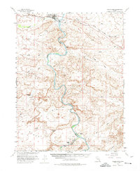 Green River 1954 topographic map preview