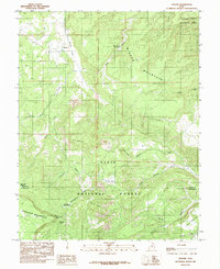 Grover 1985 topographic map preview
