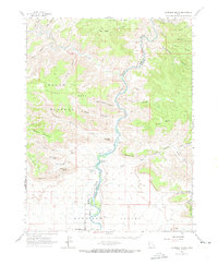 Gunnison Butte 1963 topographic map thumbnail