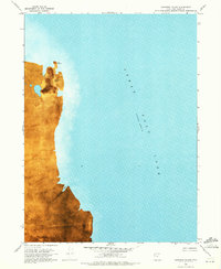 Gunnison Island 1969 topographic map thumbnail