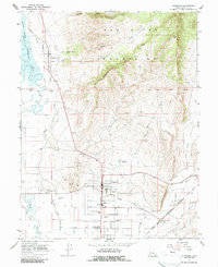 Gunnison 1966 topographic map thumbnail