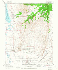 Gunnison 1966 topographic map thumbnail