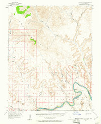 Gunsight Butte 1953 topographic map thumbnail