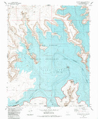 Gunsight Butte 1985 topographic map thumbnail
