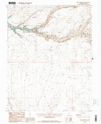 Halls Crossing NE 1987 topographic map thumbnail