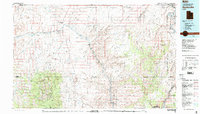 Hanksville 1980 topographic map thumbnail
