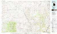 Hanksville 1980 topographic map thumbnail
