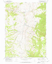 Hardware Ranch 1969 topographic map thumbnail
