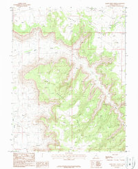 Harts Point North 1987 topographic map thumbnail