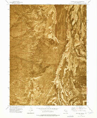 Hastings Pass SE 1973 topographic map thumbnail