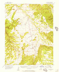 Hatch Rock 1954 topographic map preview